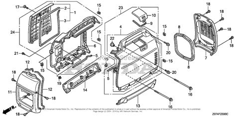 Honda Eu I A B Generator Jpn Vin Eaaj Parts Diagram For