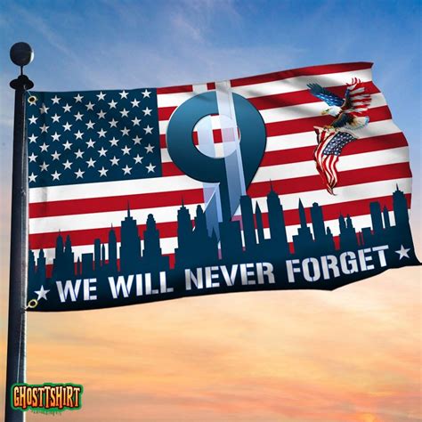 Memorial Day Never Forget 911 Flag September 11 Memorial American Flag