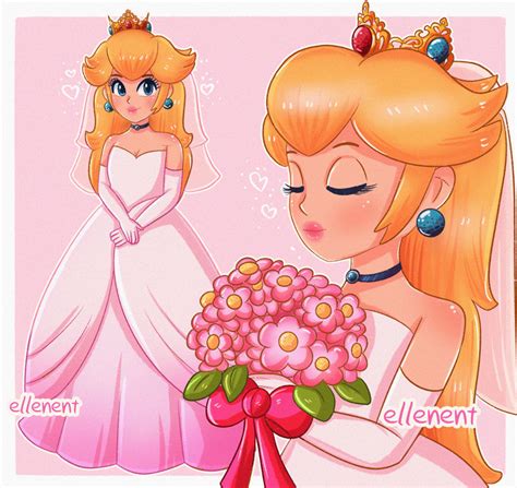 Bride Princess Peach Mario Movie By Ellenent On Deviantart