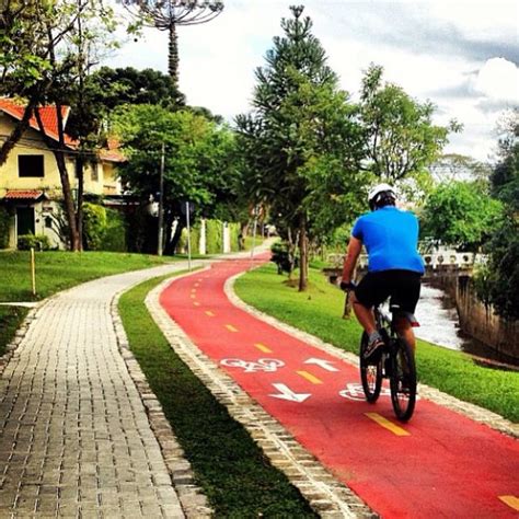 Ciclovia Em Curitiba Paran Brasil Pa S Brasil Curitiba Brasil