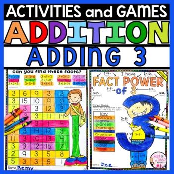 Easy Addition Practice By Count On Tricia Teachers Pay Teachers