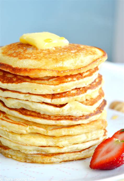 Easy Fluffy American Pancakes Del S Cooking Twist Recipe Pancake