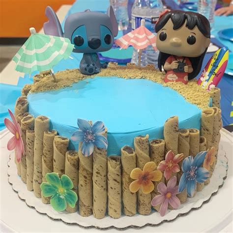 Lilo And Stitch Cake Lilo And Stitch Cake Cool Birthday Cakes Luau Birthday Party