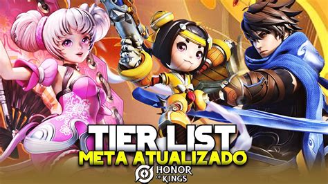 MELHORES E PIORES HERÓIS DE CADA ROTA DO HONOR OF KINGS TIER LIST