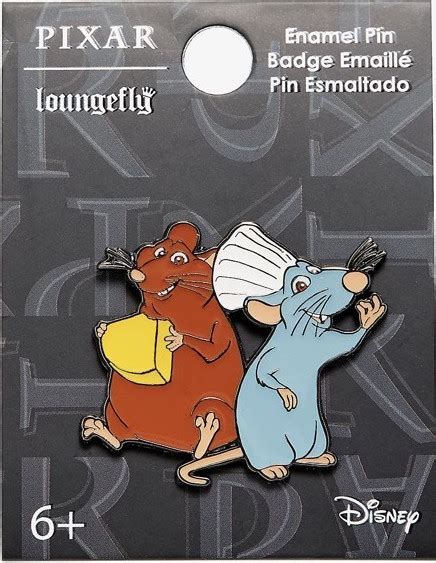 Ratatouille Remy Emile Hot Topic Pixar Loungefly Disney Pin