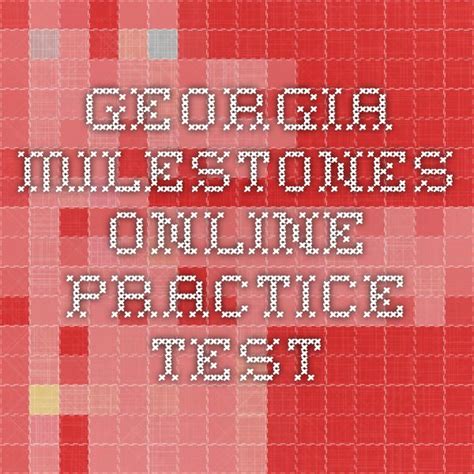 Georgia Milestone 5th Grade Test