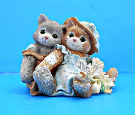 Enesco Calico Kittens Figurine Friendship Kitties 1993 Etsy