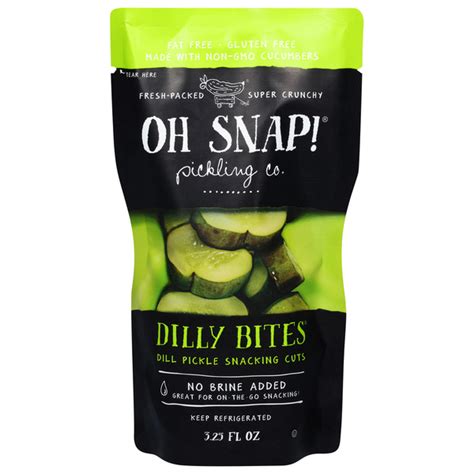 Save On Oh Snap Dilly Bites Dill Pickle Snacking Cuts Order Online