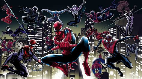 HD wallpaper: art, poster, characters, comic, MARVEL, Spider-Man ...