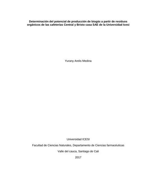 Pdf Determinaci N Del Potencial De Producci N De Biog S A Pdfslide Net