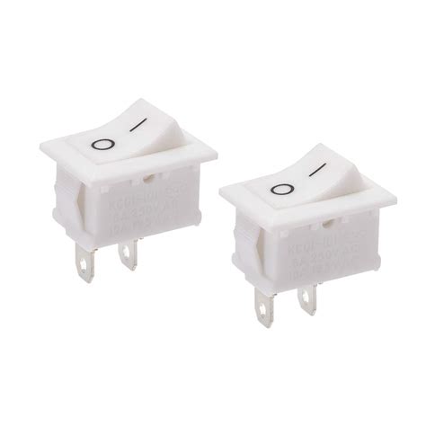 Amazon Uxcell Pcs Spst Position On Off Pin Boat Rocker Switch