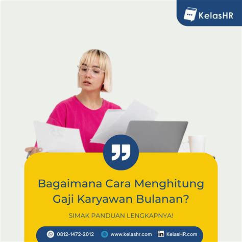 Bagaimana Cara Menghitung Gaji Karyawan Bulanan Kelas Hr