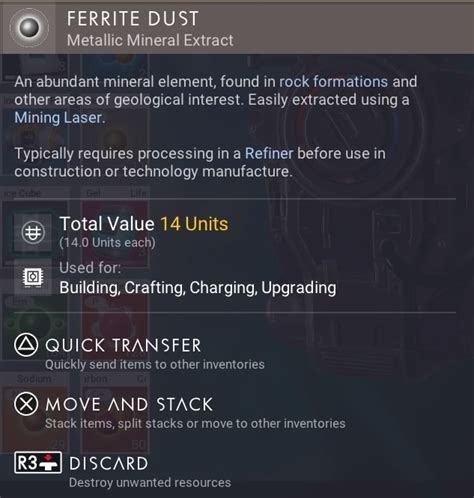Ferrite Dust No Mans Sky Wiki