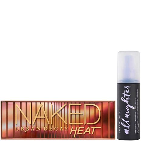 Urban Decay Naked Heat Palette Og Setting Spray Bundle Lookfantastic