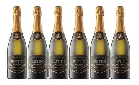 Rutini Brut Nature Caja X 6 Botellas Espumante Champagne Envío gratis