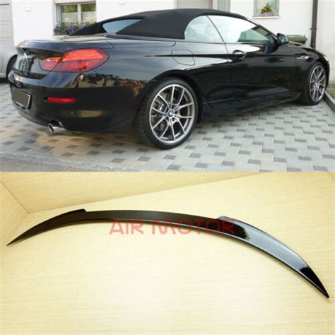 Painted 475 Black Rear Boot Trunk Spoiler V Look For Bmw F12 6 Series 2012 2018 Ebay