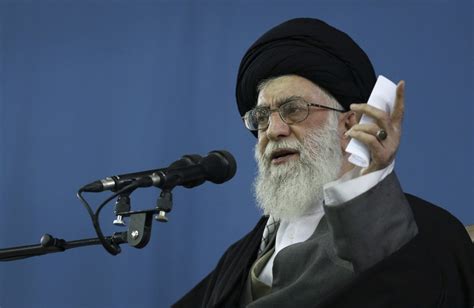 L Der Supremo Iran Ayatol Ali Jamenei Critica Respuesta De Occidente