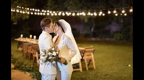The Most Beautiful Lesbian Wedding Alex Alex Emotional Youtube
