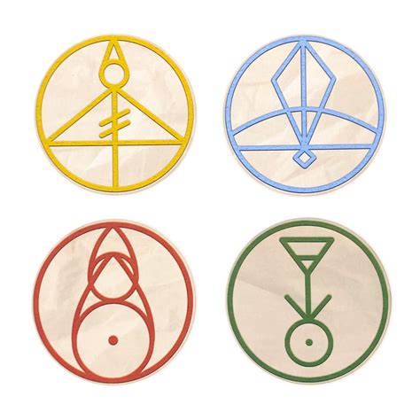 Spell Glyph Coasters The Owl House Themysteryshack