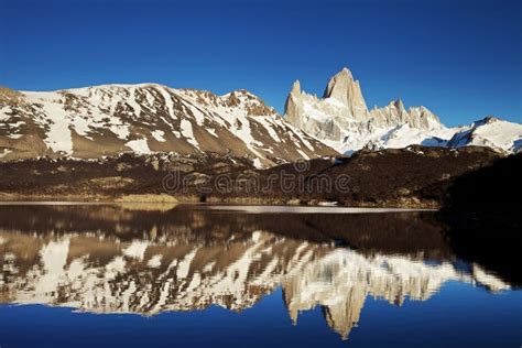 Fitz Roy Reflected Stock Photo Image Of Climbing Nature