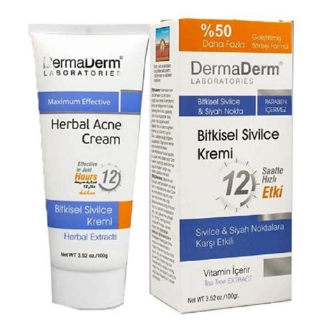 Dermaderm Bitkisel Sivilce Kremi Gr