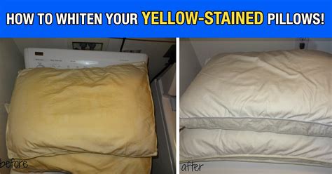 I Was Going To Throw Out My Gross Yellow Stained Pillows Until I