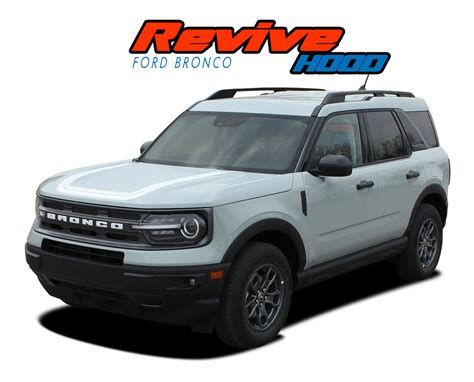 Revive Retro Hood Ford Bronco Hood Stripes Ford Bronco Decals