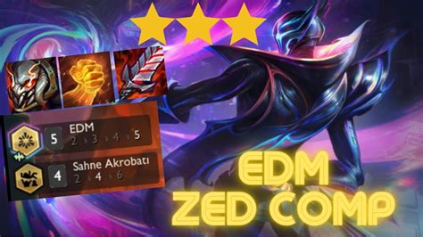 Edm Zed 3 lvl izlemesi eğlenceli komp Sahne akrobatı TFT 10 SET