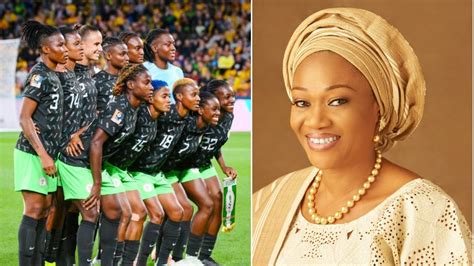 Nigerias First Lady Remi Tinubu Jubilates As Super Falcons Defeat