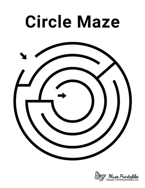 Free Printable Circle Maze Download It At Downloadmazecircle