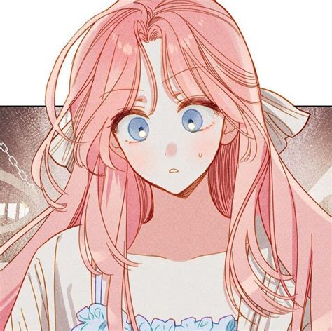 Source Manhwa I Raised A Black Dragon Pfp Icon Cute Pink Hair Girl