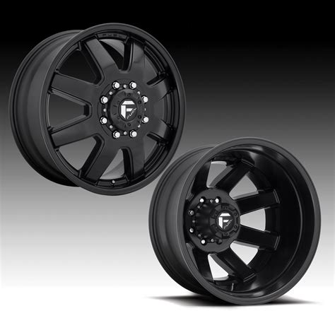 Fuel Maverick Dually D436 Satin Black Custom Wheels Rims Maverick