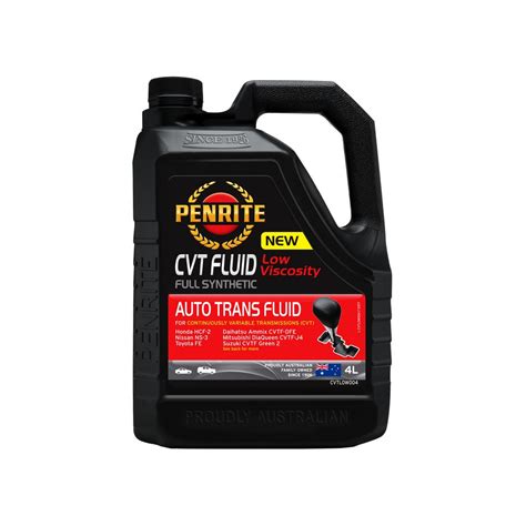 Penrite Cvt Fluid Low Viscosity Full Synthetic Auto Transmission Fluid