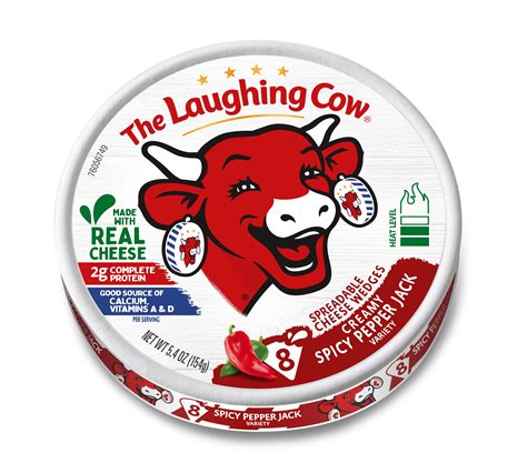 The Laughing Cow Creamy Spicy Pepper Jack Spreadable Cheese Wedges 8