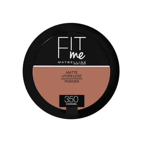 Maybelline Fit Me Matte Poreless Powder 350 Caramel • Original Cosmetics Nigeria Maquillage