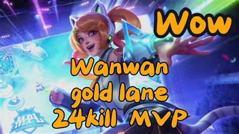 Wanwan Gold Lane Kill Mvp Victory Gameplay Youtube