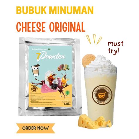 Bubuk Minuman Cheese Mix 1 Kg Serbuk Powder Drink Cheese 1kg Powder