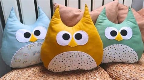 Easy DIY Owl Pillow Sewing Tutorial