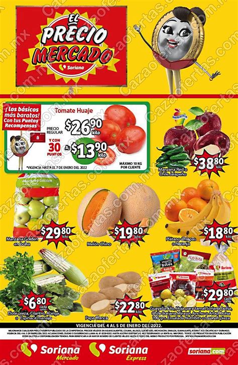 Ofertas Soriana Mercado En Frutas Y Verduras Y De Enero