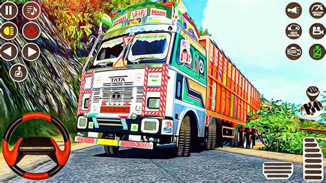 Indian Cargo Truck Driver Simulator Mountain Heavy Cargo Truck Drive