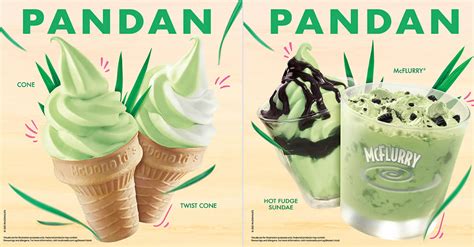 Mcdonalds Spore Brings Back Pandan Cones And Pandan Hot Fudge Sundae