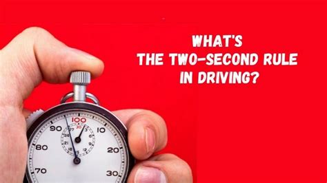 4 Second Rule Driving