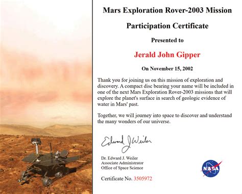 Mars Exploration Rover – Vita Technologies