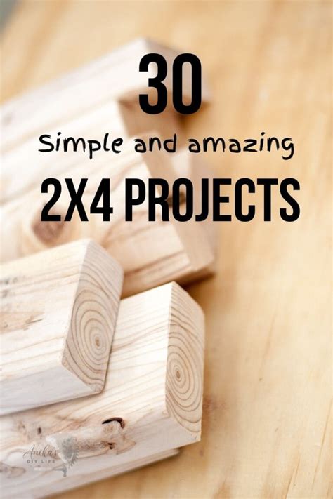 30 Simple and Amazing 2x4 Wood Projects - Anika's DIY Life