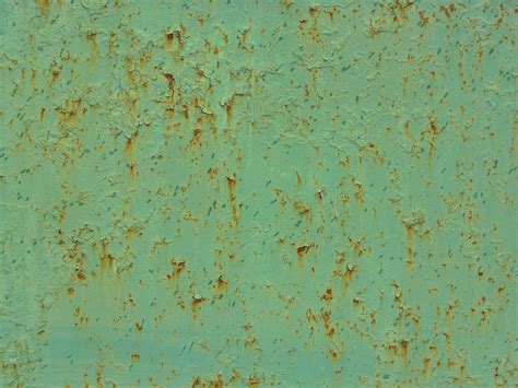 Green Painted Metal Texture