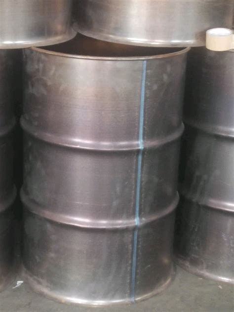 Mild Steel Black 150 Litres Open Mouth Drums For Industrial At Best