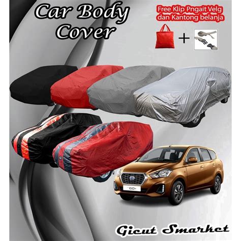 Jual Selimut Sarung Cover Body Mobil Datsun Go Plus Panca Baris Free