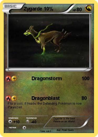 Pokémon Zygarde 10 19 19 Dragonstorm My Pokemon Card