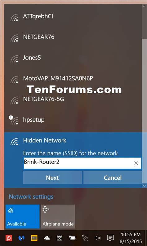 Connect To Wireless Network In Windows 10 Tutorials