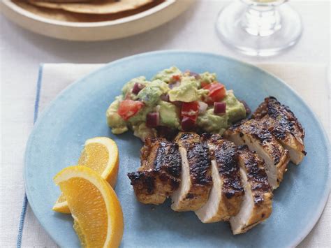 Grilled Chicken With Guacamole Recipe Eat Smarter Usa